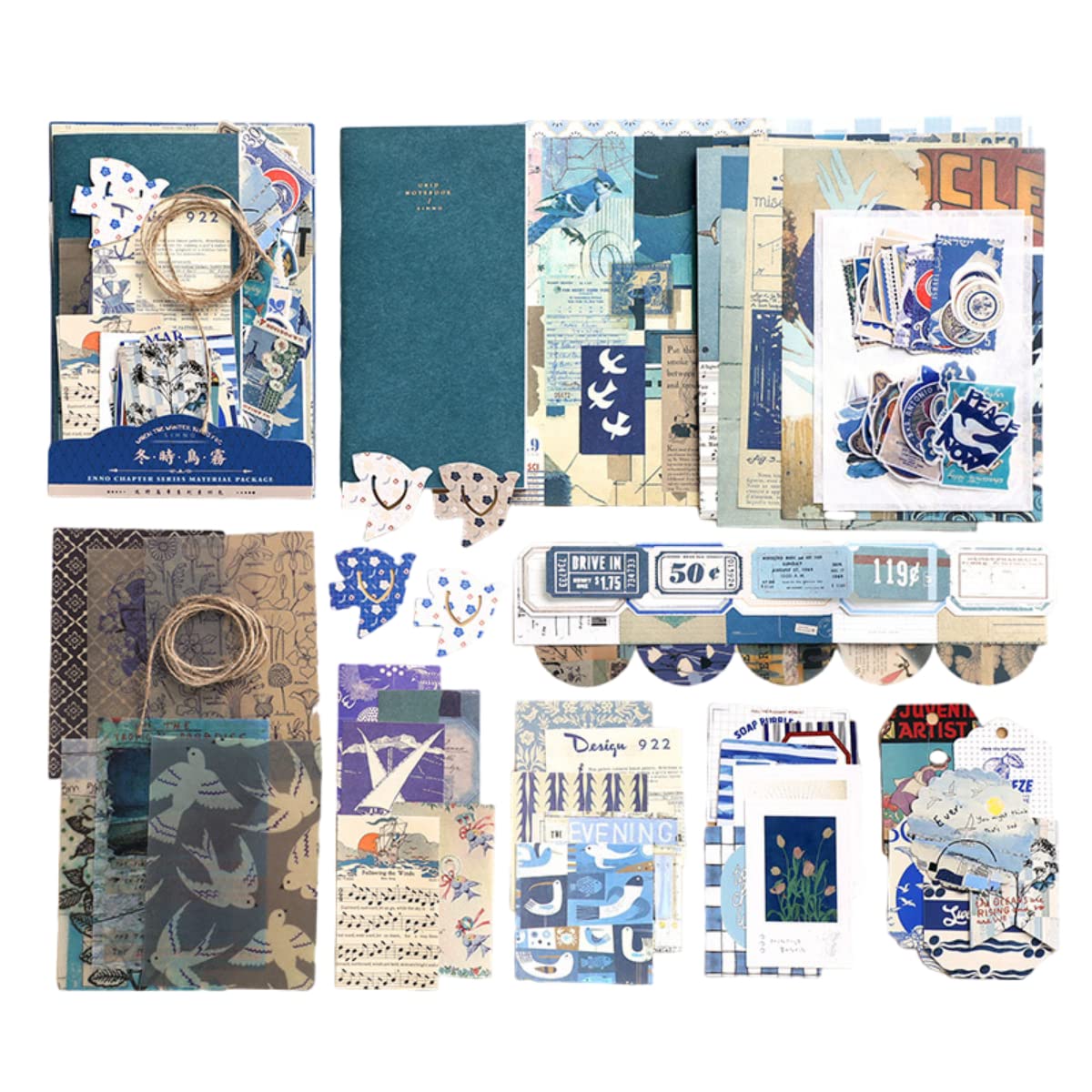 HASTHIP 86 Pcs Journal Supplies Kit, Aesthetic Scrapbook Stickers, Vintage Bullet Journaling Kit with Journaling/Scrapbooking Supplies, Journal Kit for Junk Journals, Notebook, Stickers Craft Kits HASTHIP 86 Pcs Journal Supplies Kit, Aesthetic Scrapbook Stickers, Vintage Bullet Journaling Kit with Journaling/Scrapbooking Supplies, Journal Kit for Junk Journals, Notebook, Stickers Craft Kits